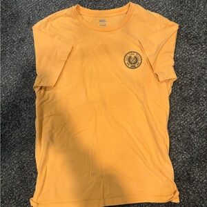 Vans Mustard Yellow Graphic Tee for Men